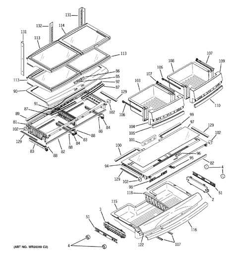 maytag fridge parts diagram