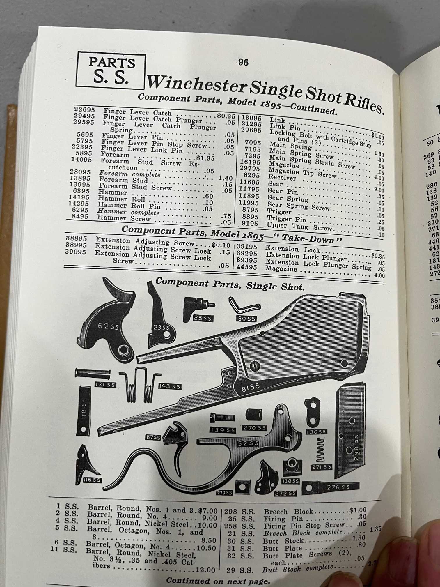 winchester model 1894 parts diagram