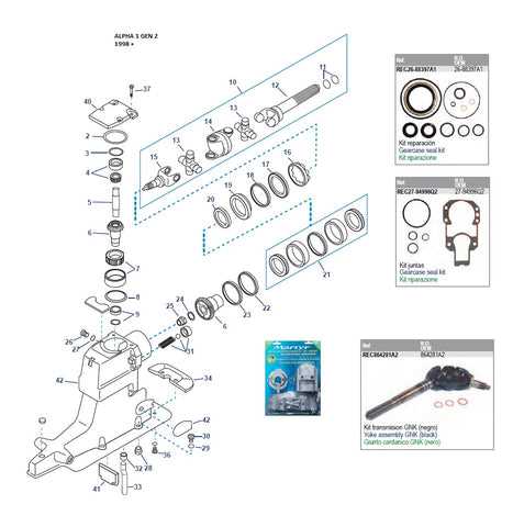 mercruiser alpha one parts diagram