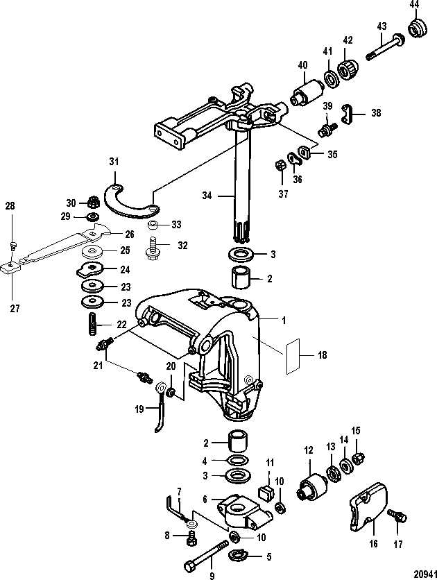 mercury 25 hp outboard parts diagram