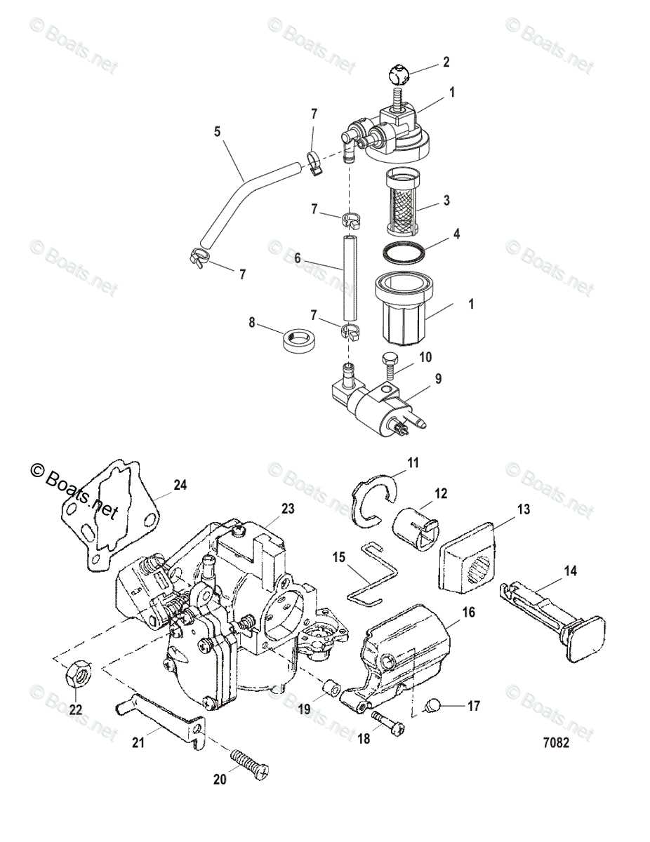 mercury 25 hp outboard parts diagram