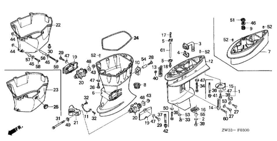 mercury 40 hp outboard parts diagram