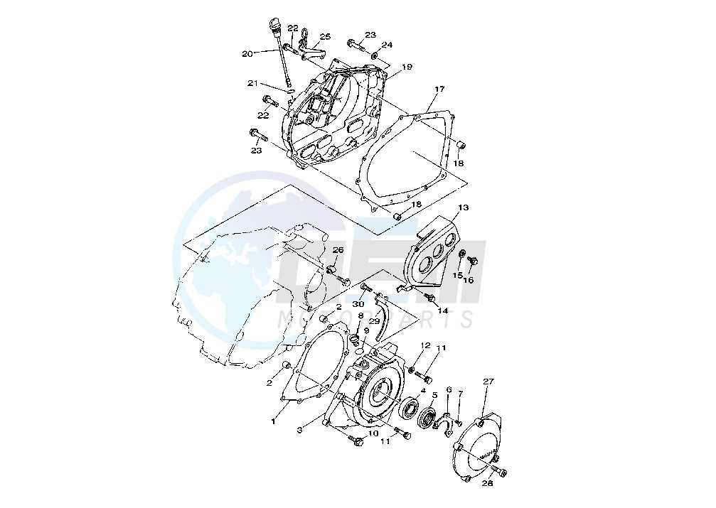 yamaha warrior 350 parts diagram