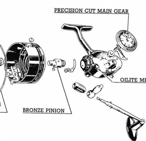 mitchell 300 reel parts diagram