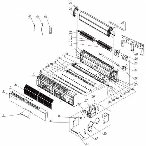 mitsubishi mini split parts diagram