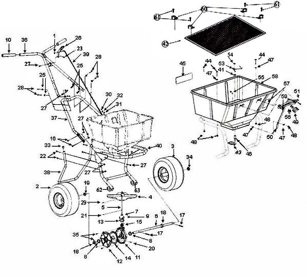 lesco 80 lb spreader parts diagram