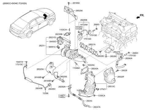 2015 hyundai sonata parts diagram