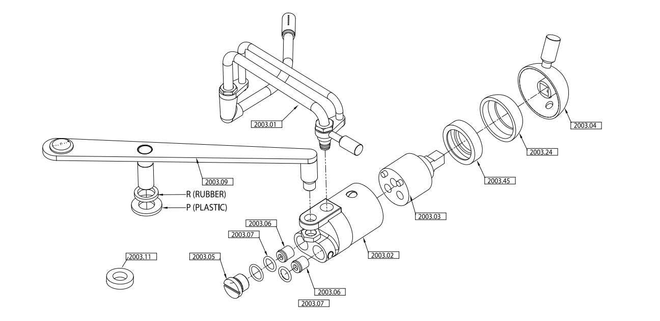 bidet parts diagram