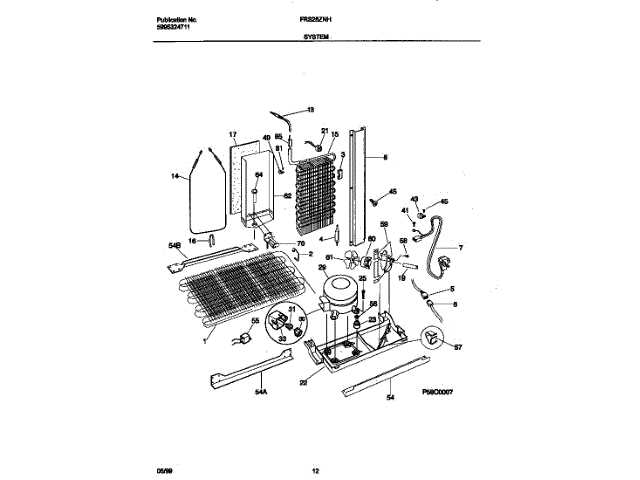 model frigidaire gallery refrigerator parts diagram