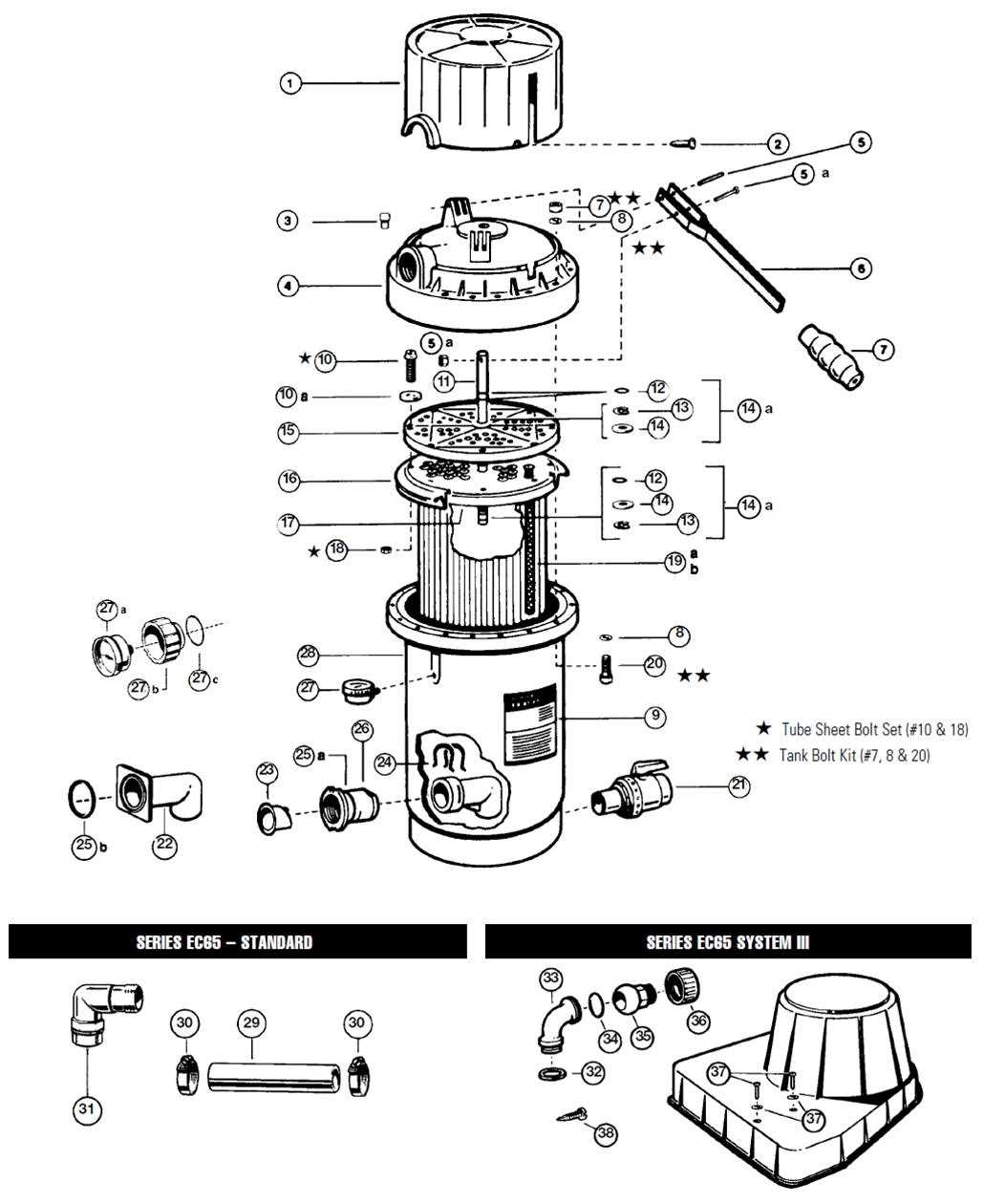 hayward cartridge filter parts diagram