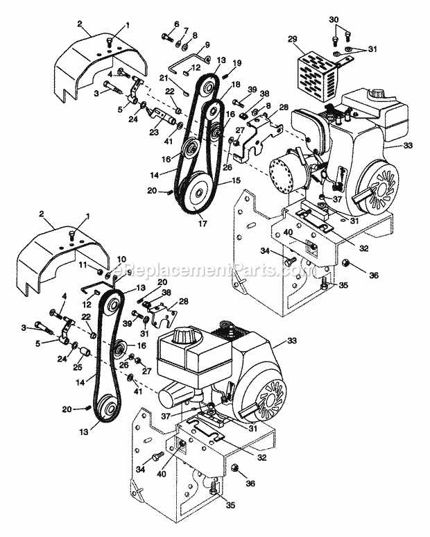 montgomery ward tiller parts diagram