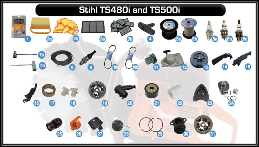 stihl ts 500i parts diagram