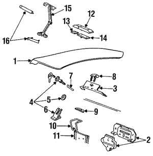 mustang body parts diagram