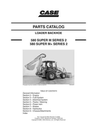 case 580k backhoe parts diagram