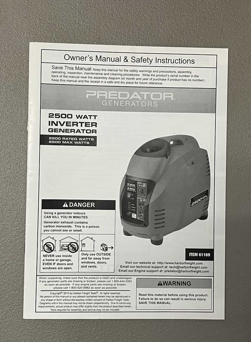 predator 3500 generator parts diagram