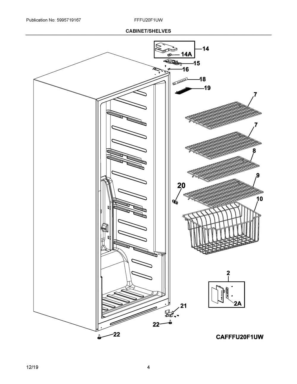 model frigidaire gallery refrigerator parts diagram