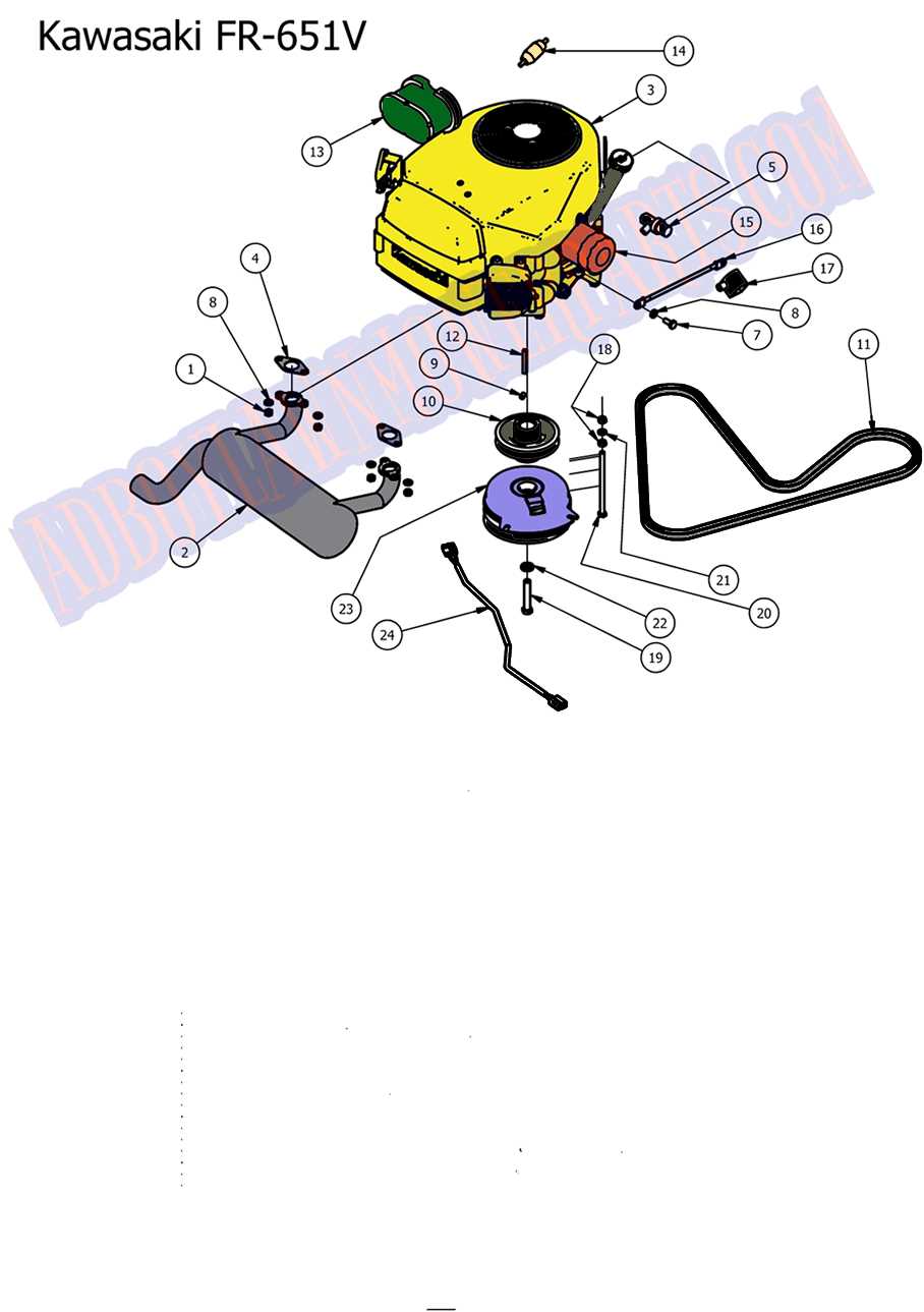 kawasaki fr651v parts diagram