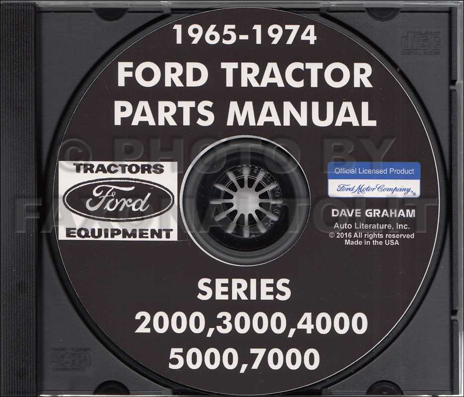 ford 3000 parts diagram