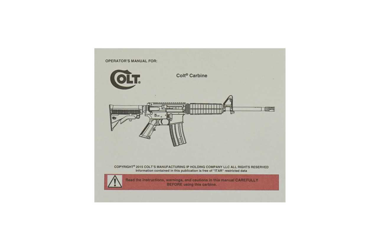 m4 carbine parts diagram