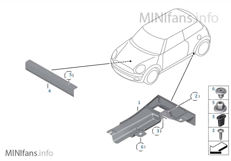 mini cooper parts diagram