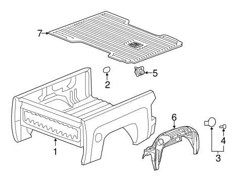 2018 chevy silverado front bumper parts diagram