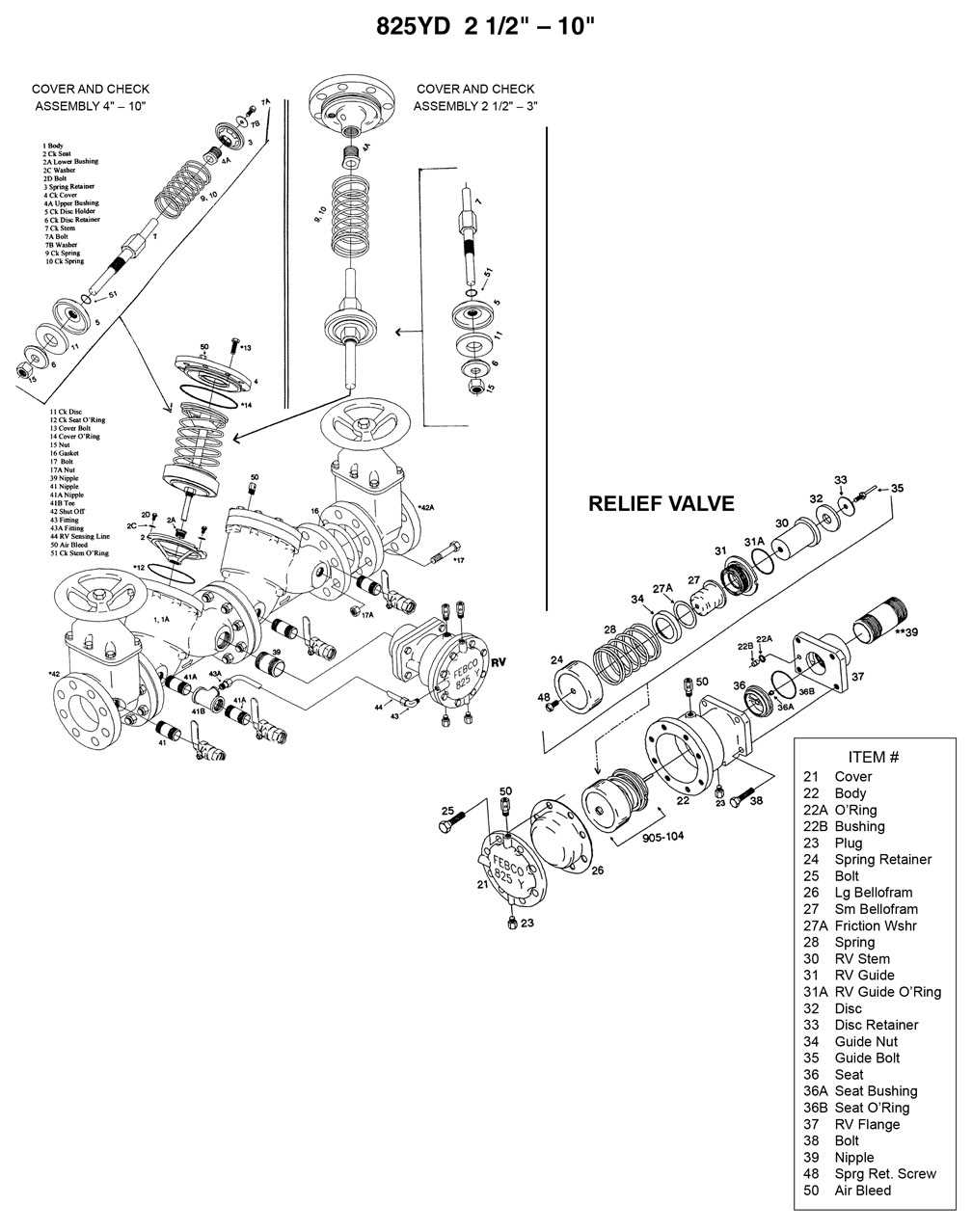 febco 765 1 parts diagram