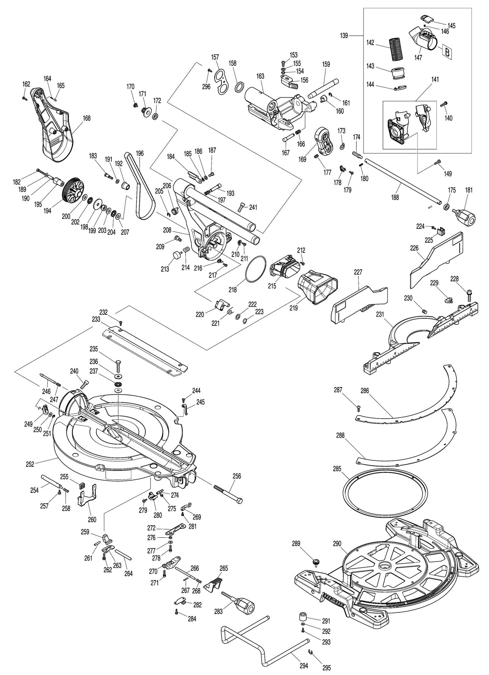 makita circular saw parts diagram