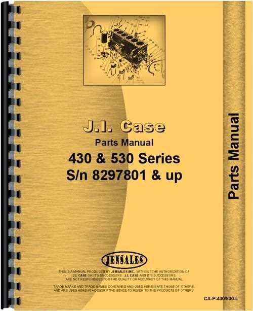 case 530 parts diagram