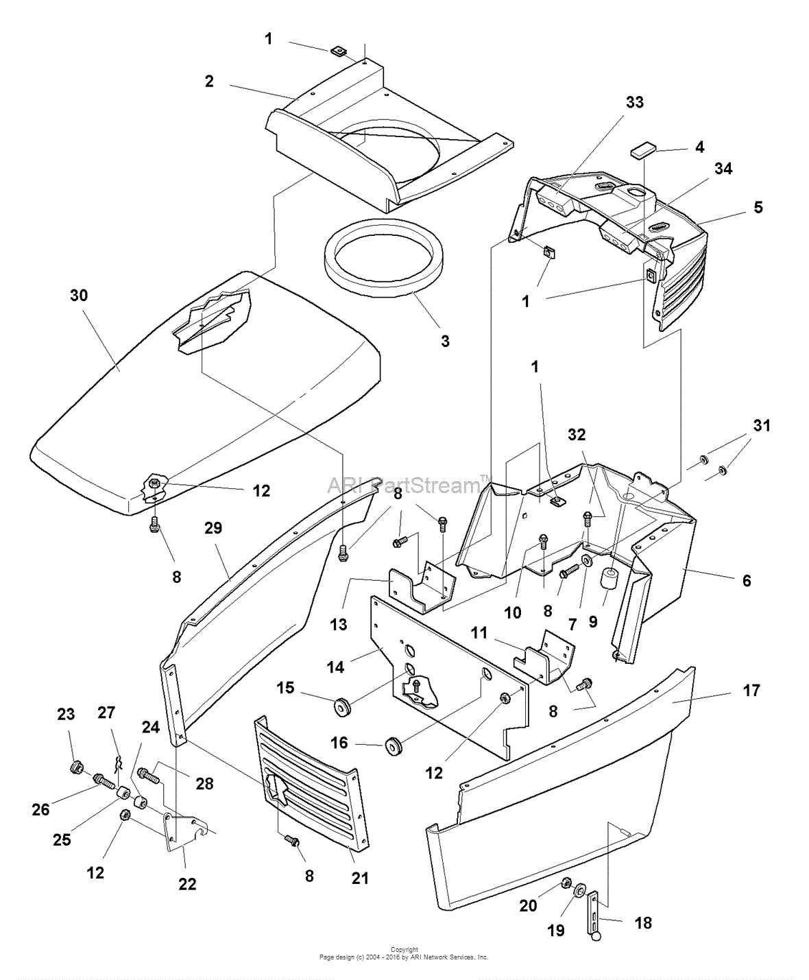 vanguard 16 hp v twin parts diagram