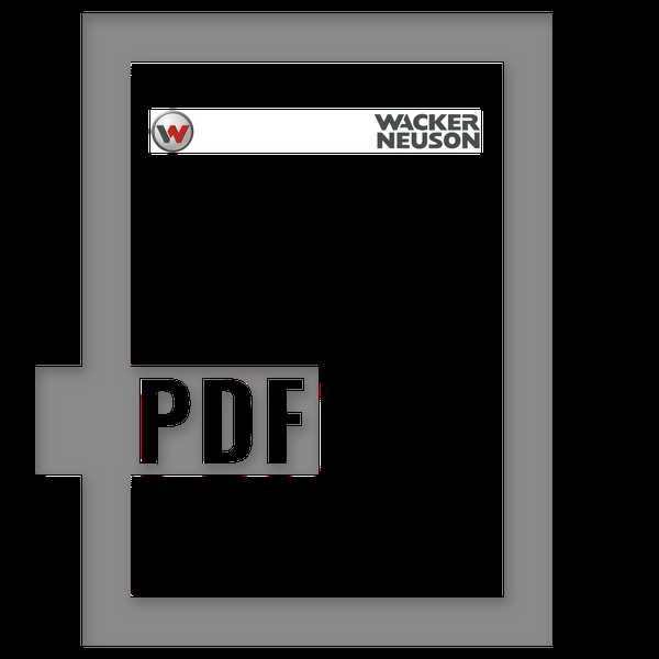 wacker wp1550 parts diagram