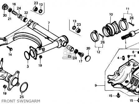 honda rancher 350 parts diagram