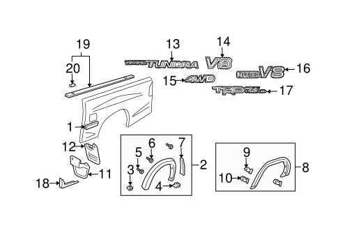 2006 toyota tundra parts diagram