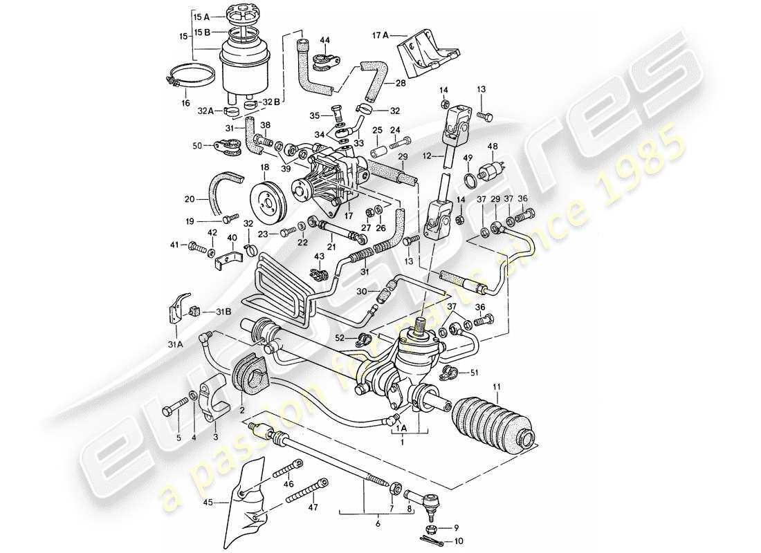 power steering pump parts diagram