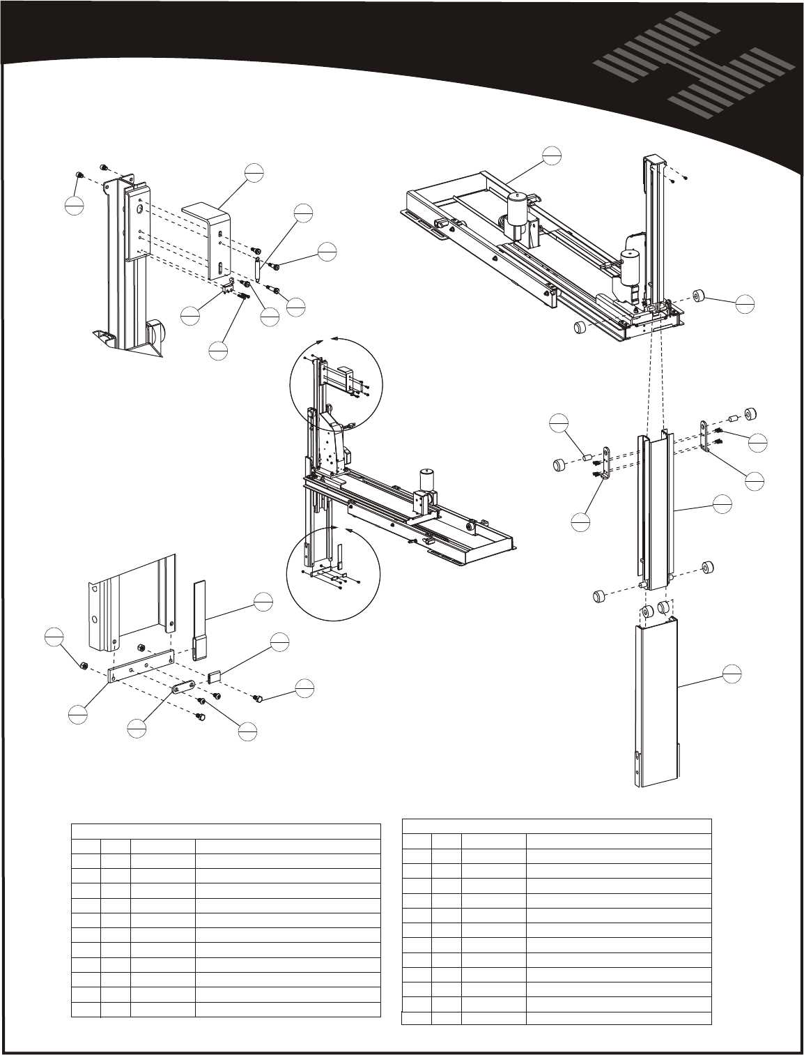 braun lift parts diagram