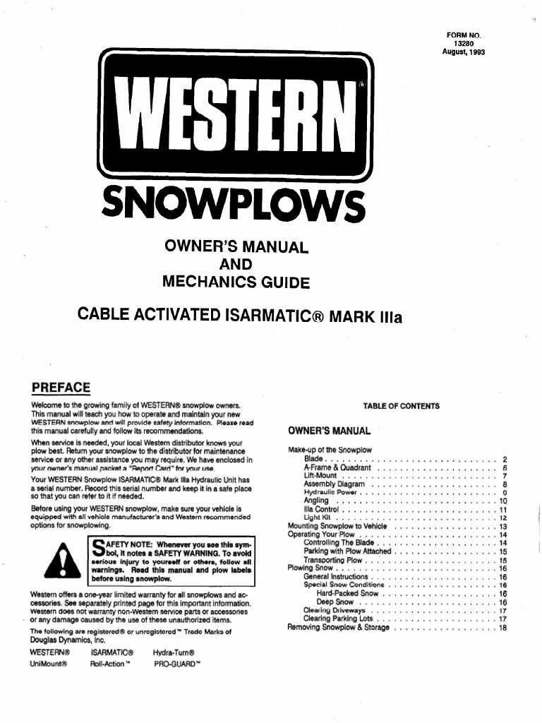 western snow plow parts diagram