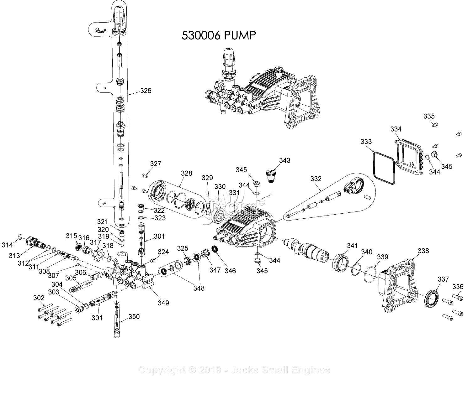 aaa pressure washer pump parts diagram