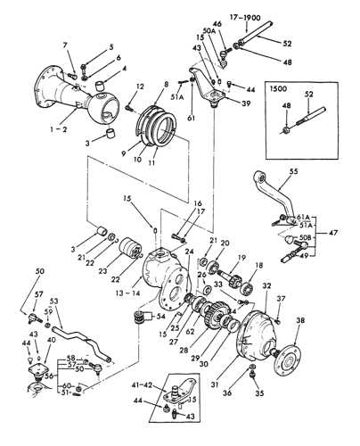 ford 1900 tractor parts diagram