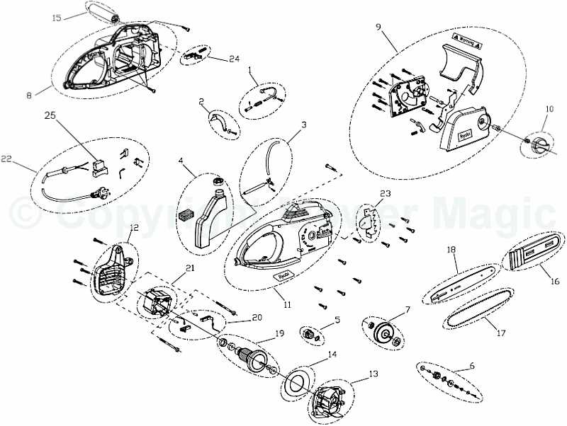 stihl 009l parts diagram