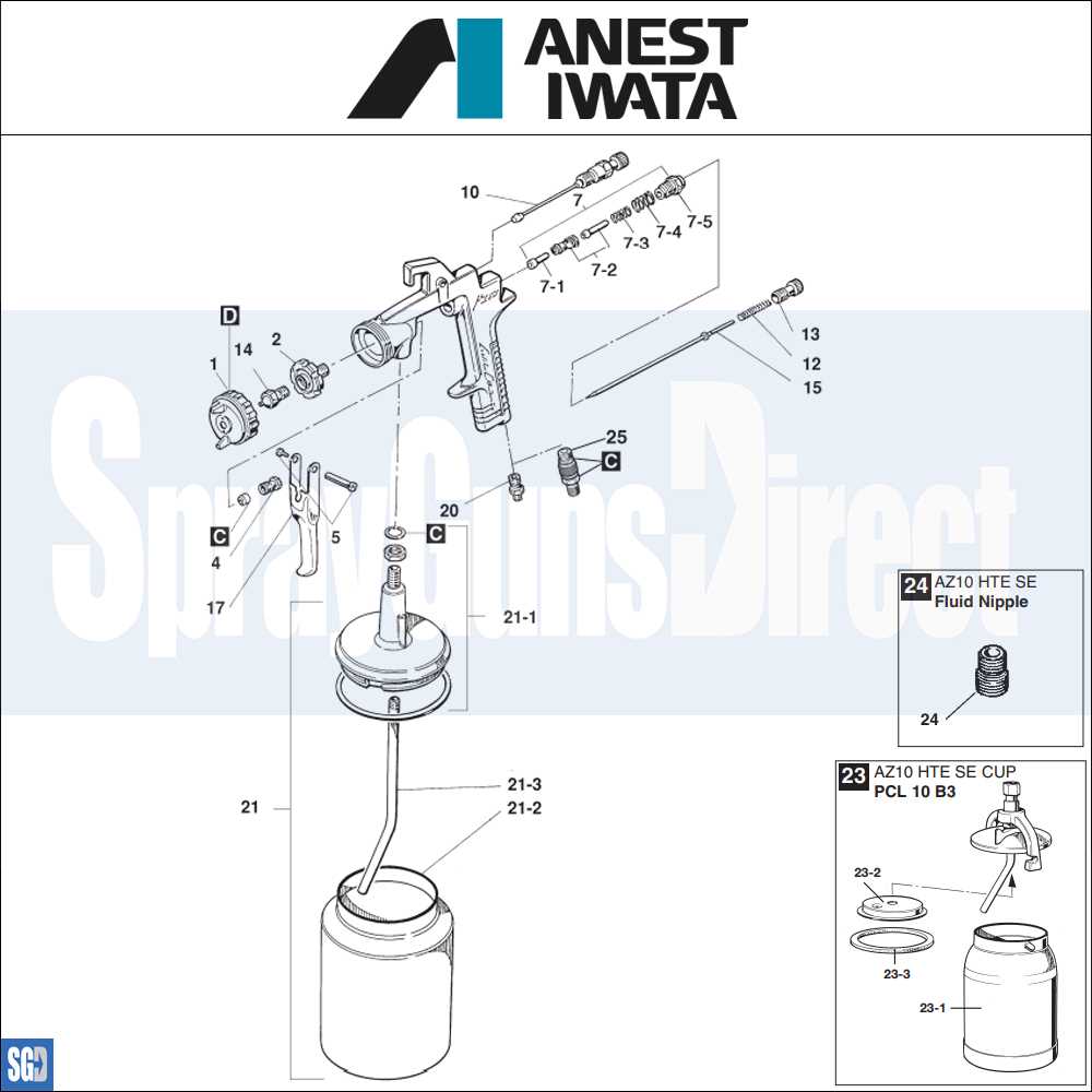 iwata neo parts diagram