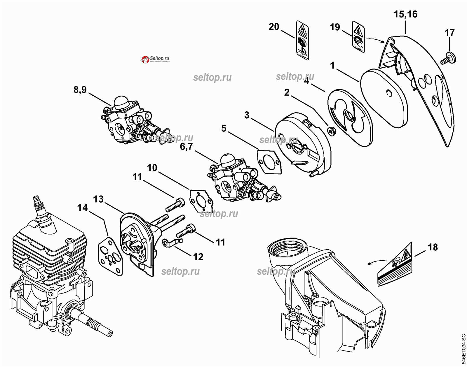 stihl fs 70 rc parts diagram