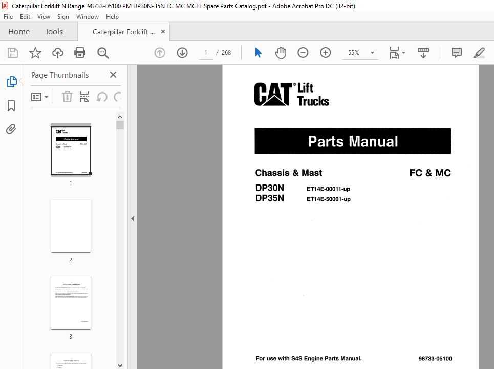 cat forklift parts diagram