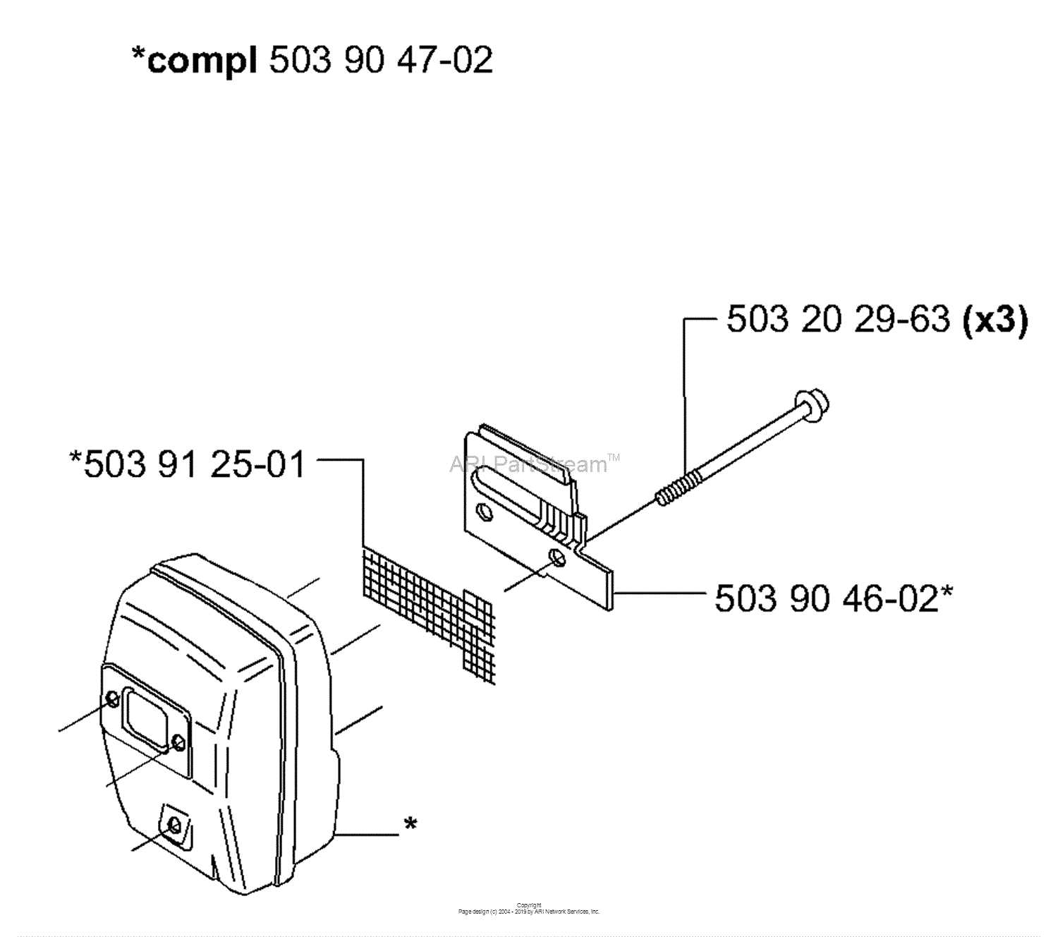 husqvarna 235 parts diagram