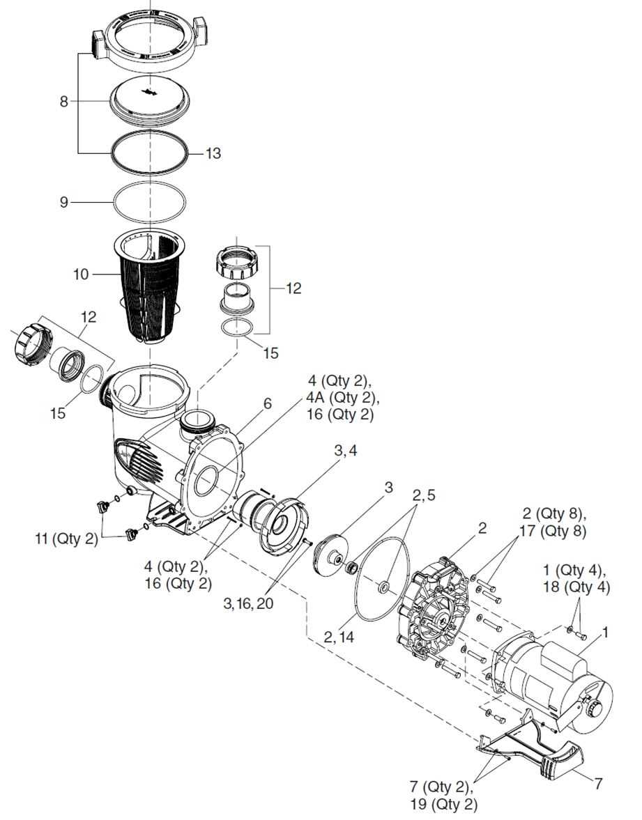 jandy filter parts diagram