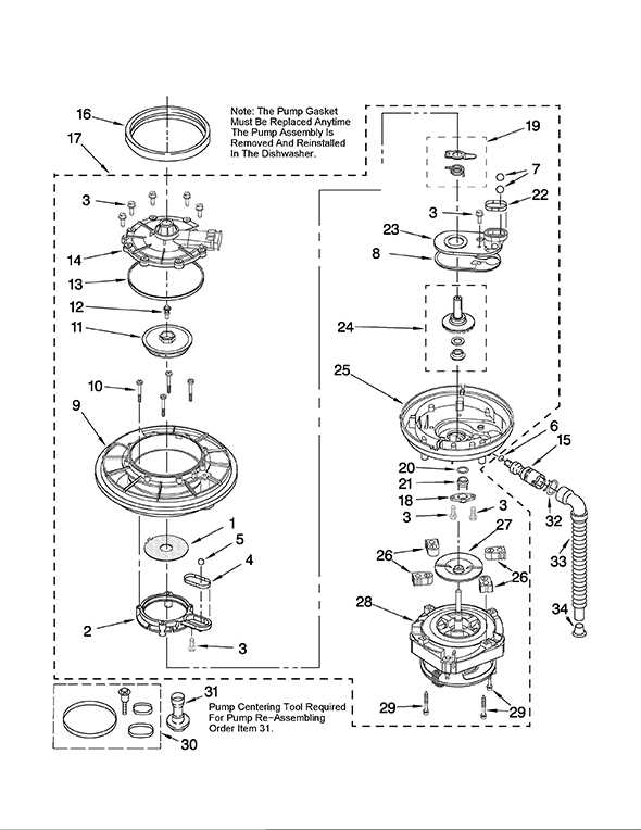 kenmore dishwasher 665 parts diagram