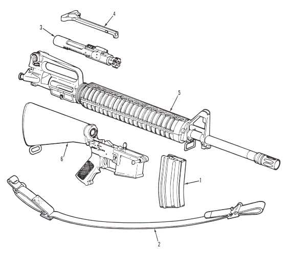 ar 15 rifle parts diagram