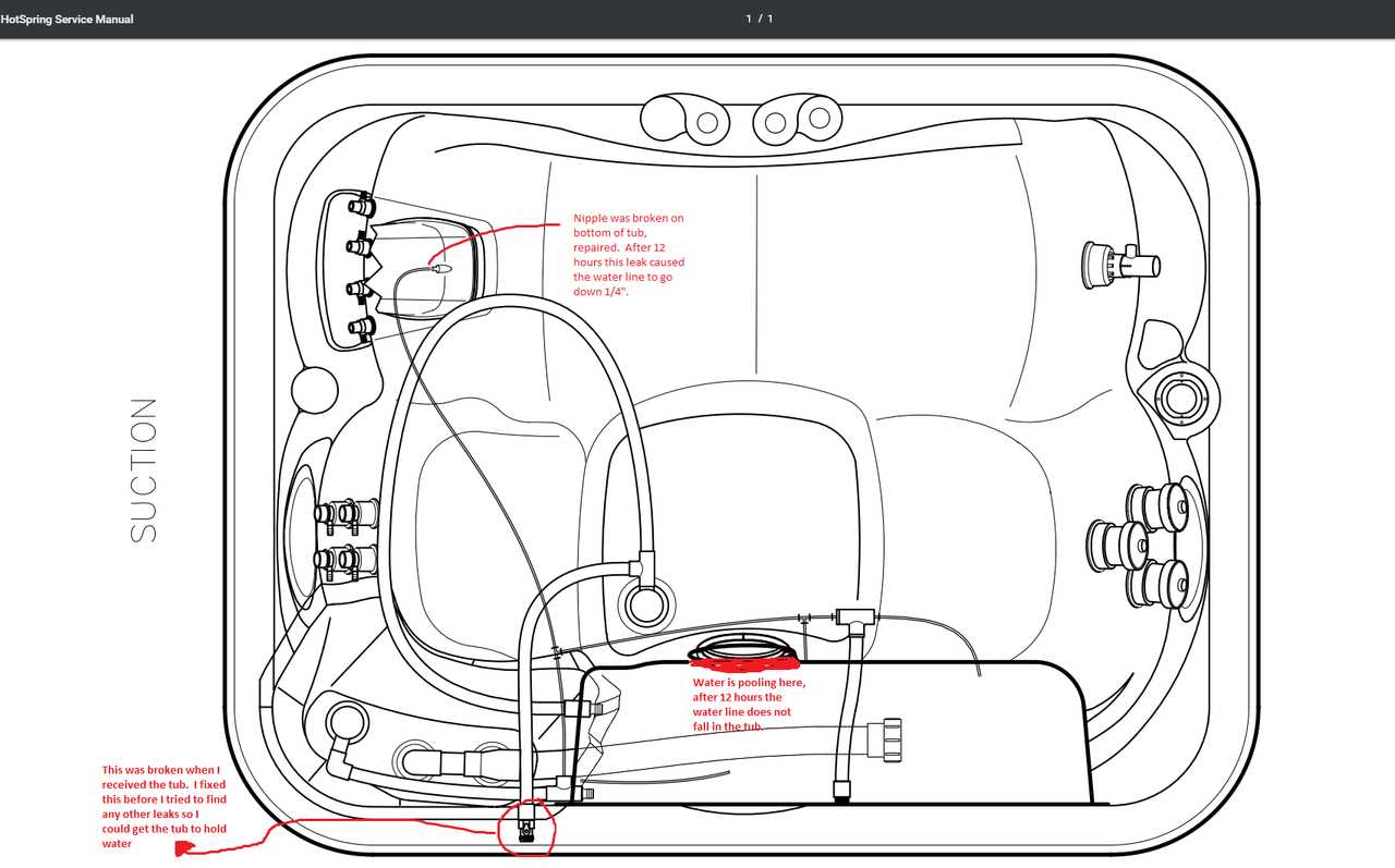 hot spring spa parts diagram