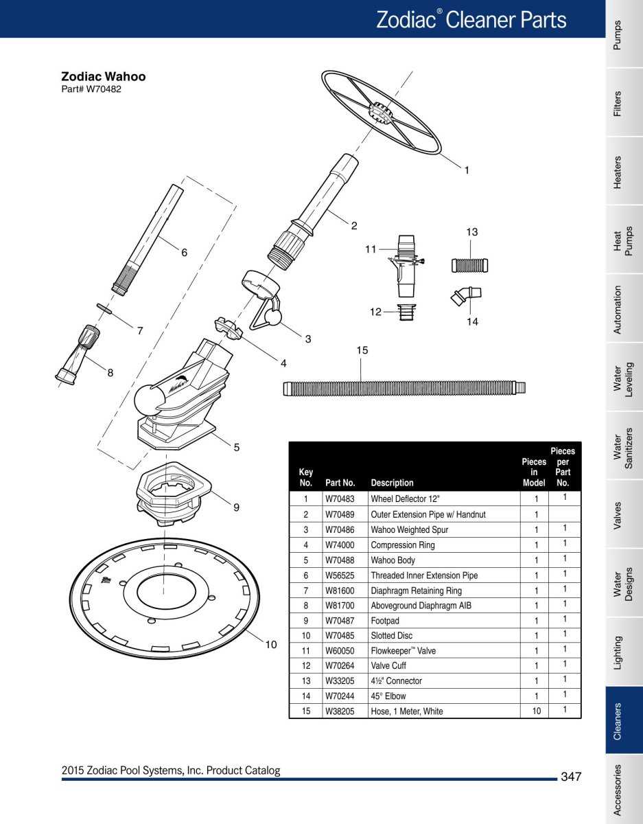 jandy cl460 parts diagram