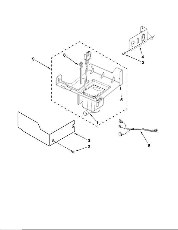 kenmore elite ice maker parts diagram