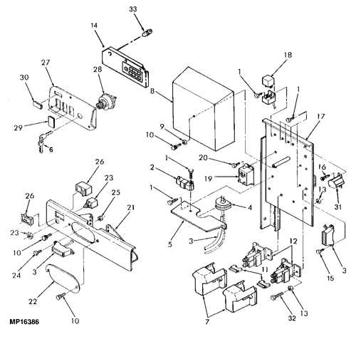 john deere 240 skid steer parts diagram