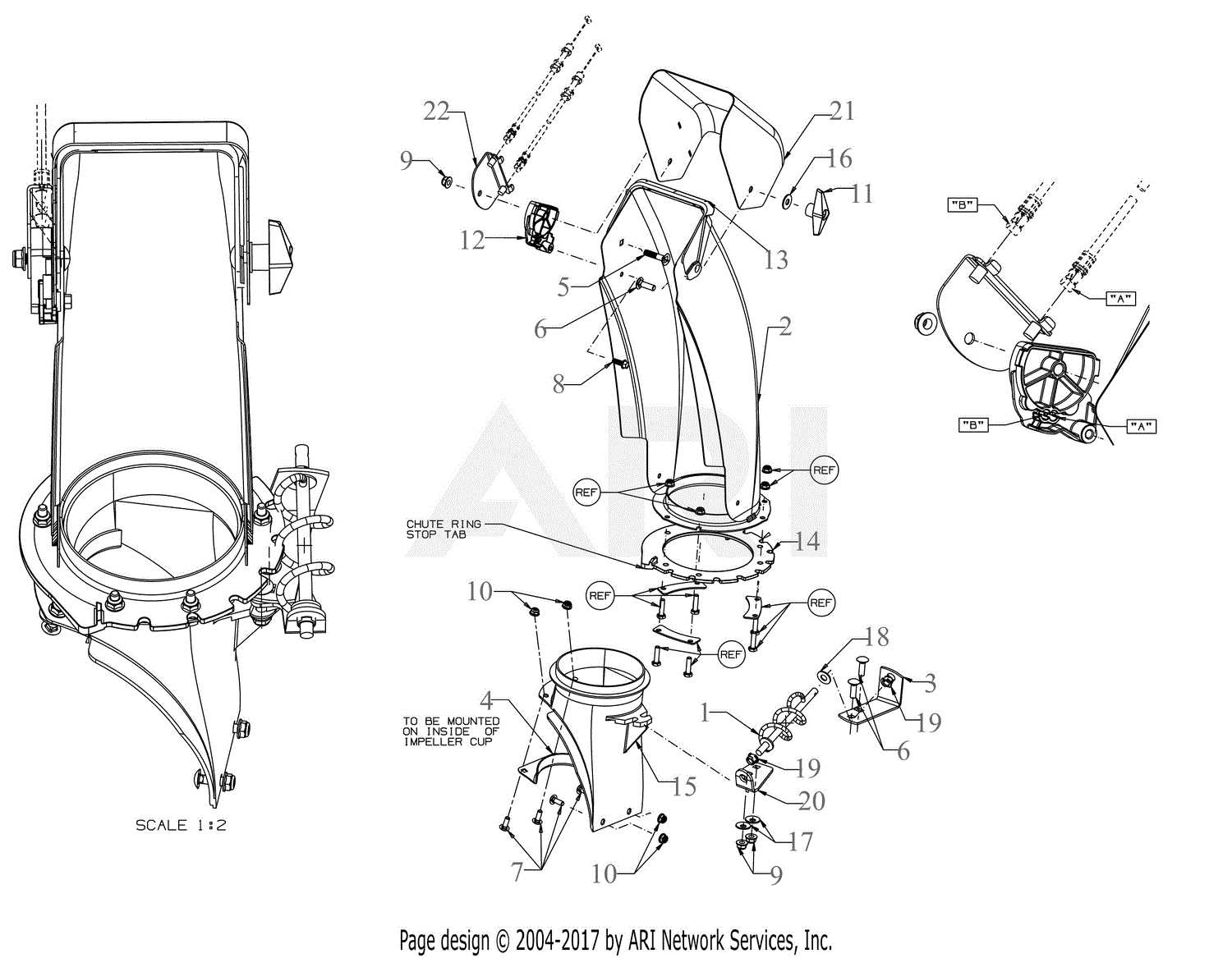 yardman snowblower parts diagram